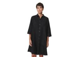 Blusenkleid MARC O'POLO "aus reinem Leinen" Gr. 38, Normalgrößen, schwarz Damen Kleider Freizeitkleider von Marc O'Polo