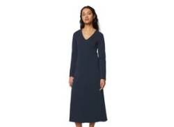 Jerseykleid MARC O'POLO "aus Interlock-Qualität" Gr. 38, Normalgrößen, blau Damen Kleider Freizeitkleider von Marc O'Polo