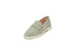 Loafer MARC O'POLO "aus weichem Velours-Ziegenleder" Gr. 39, grün Damen Schuhe Slip ons von Marc O'Polo