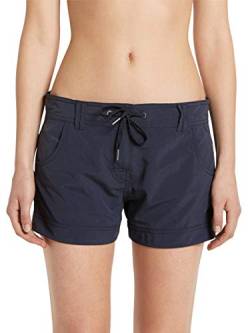 Marc O’Polo Body & Beach Damen Marc O´Polo Beach-Shorts Badeshorts, Schwarz (Blauschwarz 001), 40 (Herstellergröße: L) von Marc O'Polo