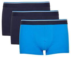 Marc O'Polo Body & Beach Herren Multipack M-Shorts 3-Pack Retroshorts, Blau (Aquarium 813), XL von Marc O'Polo
