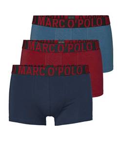 Marc O'Polo Body & Beach Herren Multipack M-Shorts 3-Pack Retroshorts, Rot (Dunkel 507), L von Marc O'Polo
