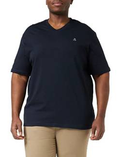 Marc O'Polo CASUAL T-Shirt – Herren Shirt – Regular T-Shirt mit Logo Print für Männer – V-Neck - Jersey - Größe: S von Marc O'Polo