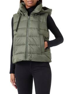 Marc O'Polo Damen 308085172003_454_44 WOVEN OUTDOOR VESTS, olive crop, 44 EU von Marc O'Polo