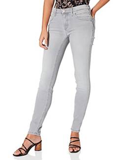 Marc O'Polo Denim Damen ALVA, lässige Damen Jeans, Damen Hose im Used-Look, hochwertige Denim Jeans mit schmalem Schnitt, Grau (P48), 26W / 30L von Marc O'Polo