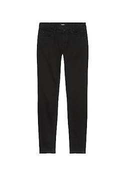 Marc O'Polo Denim Damen ALVA, lässige Damen Jeans, Damen Hose im Used-Look, hochwertige Denim Jeans mit schmalem Schnitt, Schwarz (Q04), 27W / 32L von Marc O'Polo