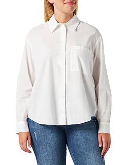 Marc O'Polo Denim Damen B41110542357 Bluse, Weiß, L von Marc O'Polo