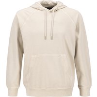 Marc O'Polo Herren Hoodie beige Baumwolle unifarben von Marc O'Polo