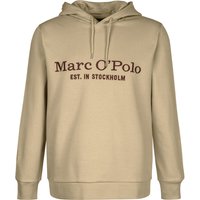 Marc O'Polo Herren Hoodie beige Baumwolle unifarben von Marc O'Polo