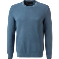 Marc O'Polo Herren Pullover blau Baumwolle unifarben von Marc O'Polo