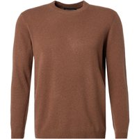 Marc O'Polo Herren Pullover braun Baumwolle unifarben von Marc O'Polo