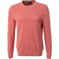 Marc O'Polo Herren Pullover rosa Baumwolle unifarben von Marc O'Polo