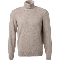 Marc O'Polo Herren Rollkragenpullover beige Wolle unifarben von Marc O'Polo