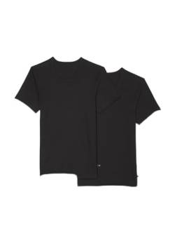 Marc O´Polo Men Iconic Rib 2-Pack Crew Neck Shirt, Black von Marc O´Polo