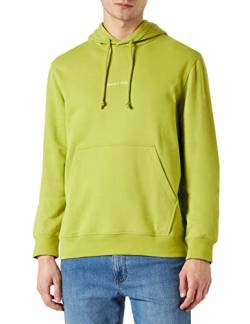 Marc O'Polo Men's 322407754440 Sweatshirt with Hood, Long Sleeve, acid green, L von Marc O'Polo