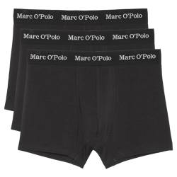 Marc O´Polo Men's Essentials 3-Pack Boxer Shorts, Black, Small von Marc O´Polo
