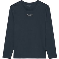 Marc O'Polo Mix & Match Cotton Schlafanzug-Oberteil, Baumwolle, Langarm, für Herren, blau, XXL von Marc O'Polo