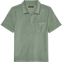 Marc O'Polo Terry Towel Schlafanzug-Oberteil, Brusttasche, für Herren, grün, XL von Marc O'Polo