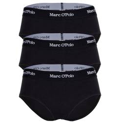Marc O´Polo Women's Essentials 3-Pack Panty Hipster Panties, Black, Extra Large von Marc O´Polo