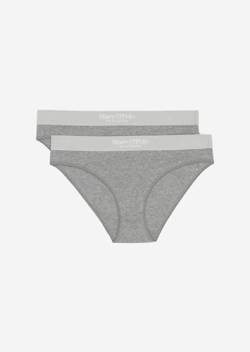 Marc O´Polo Women's Iconic Rib 2-Pack Briefs, White, Large von Marc O´Polo