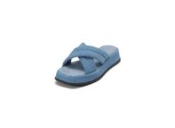 Sandale MARC O'POLO "in Denim-Optik" Gr. 41, blau Damen Schuhe Marc O'Polo von Marc O'Polo