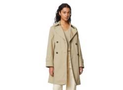 Trenchcoat MARC O'POLO "aus Organic Cotton-Twill" Gr. 32, beige Damen Mäntel Übergangsmäntel von Marc O'Polo