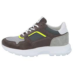 Marc Shoes Damen Casual Halbschuh Leder/Textil medium Fußbett: herausnehmbar 36,0 Cow Suede-Textile Dark Grey von Marc Shoes