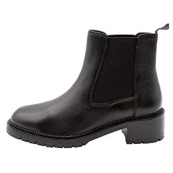 Marc Shoes Damen casual Boots Nubuk medium Fußbett: nicht herausnehmbar 40,0 Leather black von Marc Shoes