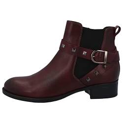 Marc Shoes Damen casual Stiefelette Nubuk medium Fußbett: nicht herausnehmbar 36,0 Leather dark bordo von Marc Shoes