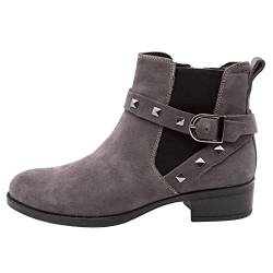 Marc Shoes Damen casual Stiefelette Nubuk medium Fußbett: nicht herausnehmbar 41,0 Cow Suede grey von Marc Shoes