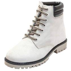 Marc Shoes Fia, Damen Chukka Boots, Weiß (White), 40 EU (6.5 UK) von Marc Shoes