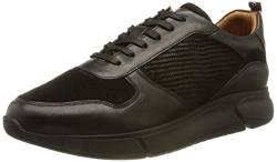 Marc Shoes Herren Casual Halbschuh Leder/Nubuk medium Fußbett: herausnehmbar 43,0 Leather-Cow Suede Black von Marc Shoes