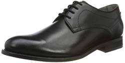 Marc Shoes Herren Goodyear Welted Halbschuh Glattleder medium Fußbett: herausnehmbar 43,0 Cow Crust Black von Marc Shoes