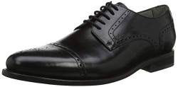 Marc Shoes Herren Goodyear Welted Halbschuh Glattleder medium Fußbett: herausnehmbar 43,0 Cow Crust Black von Marc Shoes