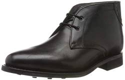 Marc Shoes Herren Goodyear welted Stiefelette Glattleder medium Fußbett: herausnehmbar 44,0 Cow Crust black von Marc Shoes