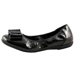 Marc Shoes Janine, Damen Geschlossene Ballerinas, Schwarz (Cow Patent Black 00835), 39 EU (6 UK) von Marc Shoes