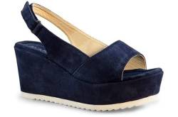 Marc Shoes Juna, Damen Plateausandalen, Blau (Kid Suede Blue 00773), 37 EU (4.5 UK) von Marc Shoes