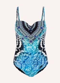 Marc & André Bandeau-Badeanzug Ocean Heart blau von Marc & André