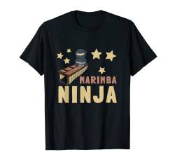 Vibraphon Mama Marimba Ninja Und Mallet Glockenspiel T-Shirt von Marching Band Pit Crea Glockenspiel Accessories