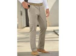 2-in-1-Hose MARCO DONATI Gr. 24, Normalgrößen, grau (stein) Herren Hosen Jeans von Marco Donati