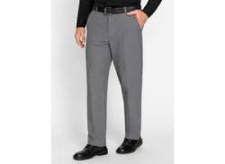 Bügelfaltenhose MARCO DONATI Gr. 24, Untersetztgrößen, grau (hellgrau, meliert) Herren Hosen Jeans von Marco Donati