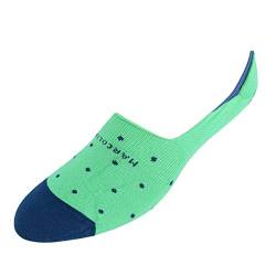 Marcoliani Herren-Socken mit unsichtbaren Punkten, apfelgrün, Einheitsgröße von Marcoliani