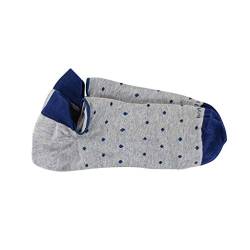 Marcoliani Invisible Touch Sneaker-Socken, Pima-Baumwolle, gepunktet - Grau - Eine Größe passt meistens von Marcoliani
