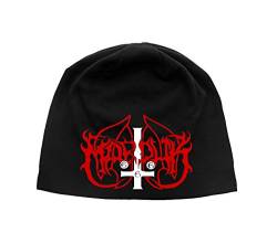 Marduk Mütze Beanie Cap Band Logo Nue offiziell Schwarz Jersey Print von Marduk
