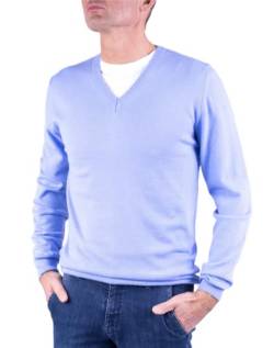 V-Ausschnitt für Herren, Kaschmir-Mischung, hergestellt in Italien, Pullover, Langarm, Merinowolle, Pullover, Beige, Blau, Grau, Geschenk, Winterkleidung, Lavendel, XX-Large von Marenza