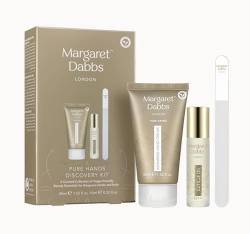 Margaret Dabbs Pure Hands Discovery Gift Set with 45ml Repairing Hand Cream, 10ml Cuticle Oil and Small Crystal Nail File von Margaret Dabbs