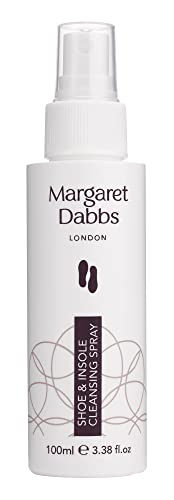 Margaret Dabbs Shoe and Insole Cleansing Spray Quick Drying, Non Staining Eliminates Bad Odour, Cleanses Footwear and Protects Feet 100ml von Margaret Dabbs