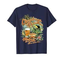 Cheeseburger im Paradies-Himmel auf Erden T-Shirt von Margaritaville