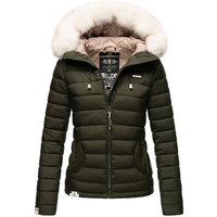 Marikoo Outdoorjacke Nasriin mit abnehmbarem Kunstfellkragen von Marikoo