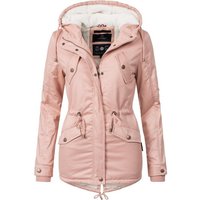 Marikoo Winterjacke Manolya stylischer Kurzmantel mit weichem Teddyfell-Futter von Marikoo